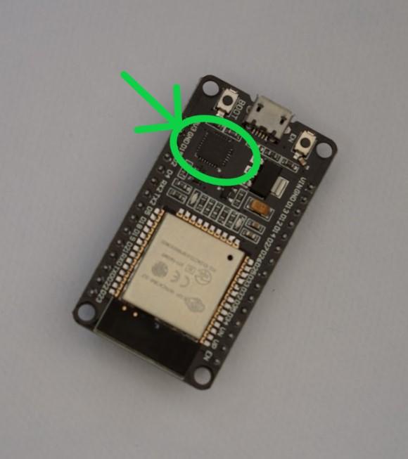 ESP32 development board