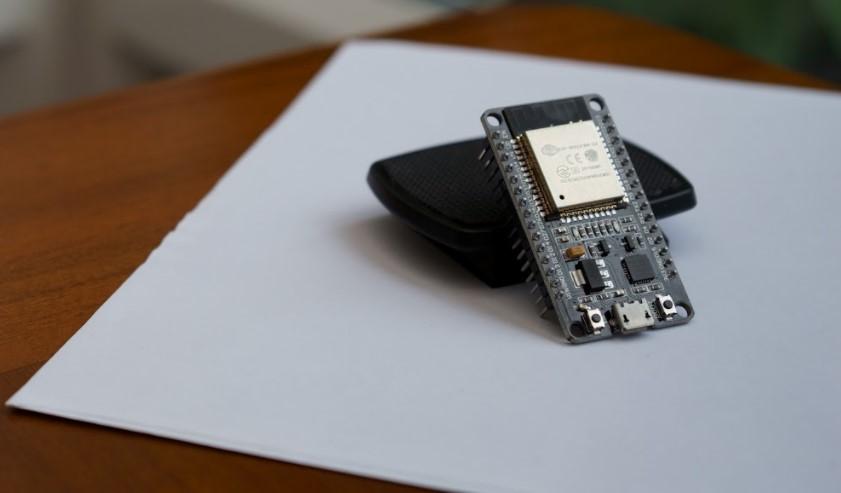 ESP32 Development Board on the table