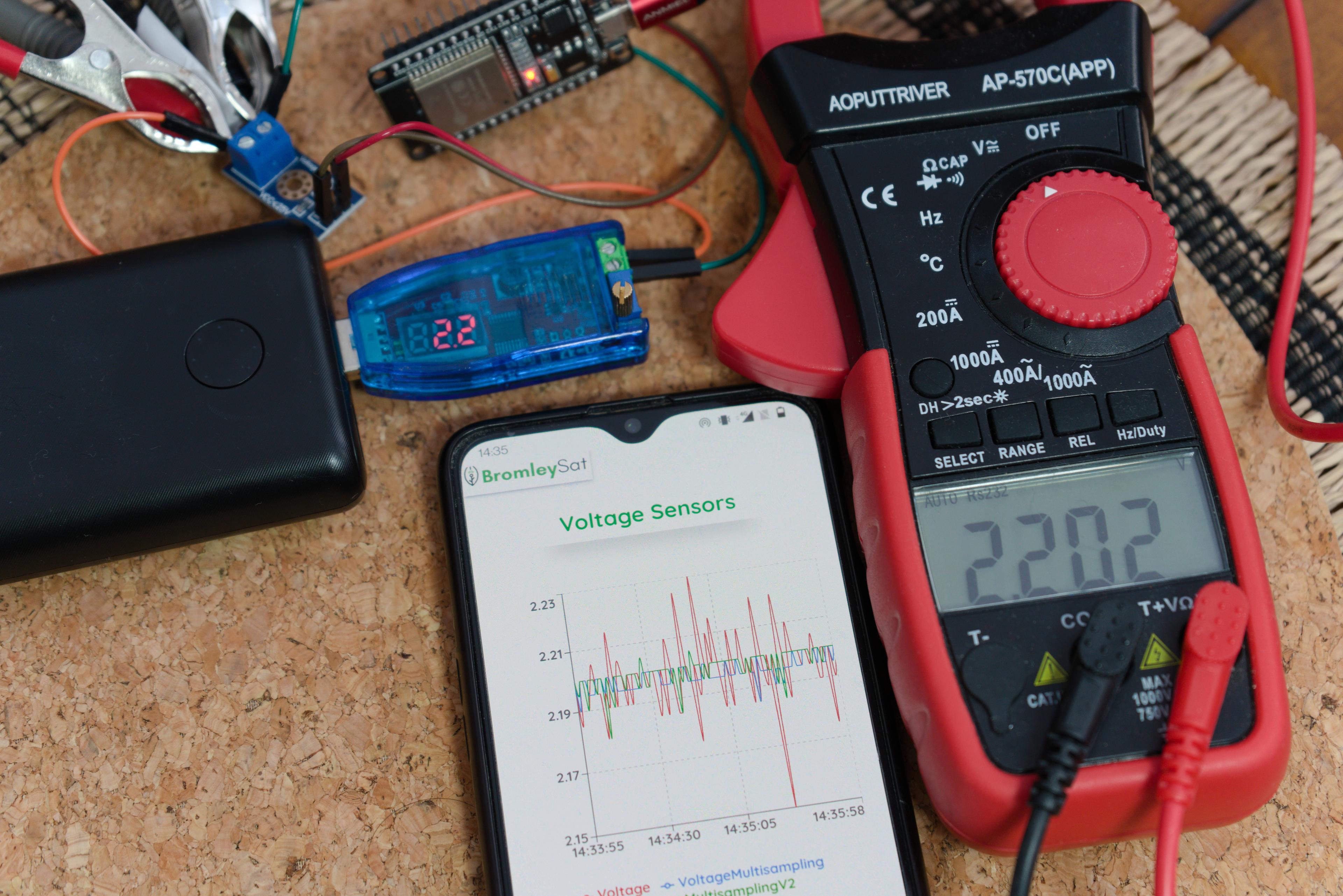 ESP32 Measuring voltage with maximum precision